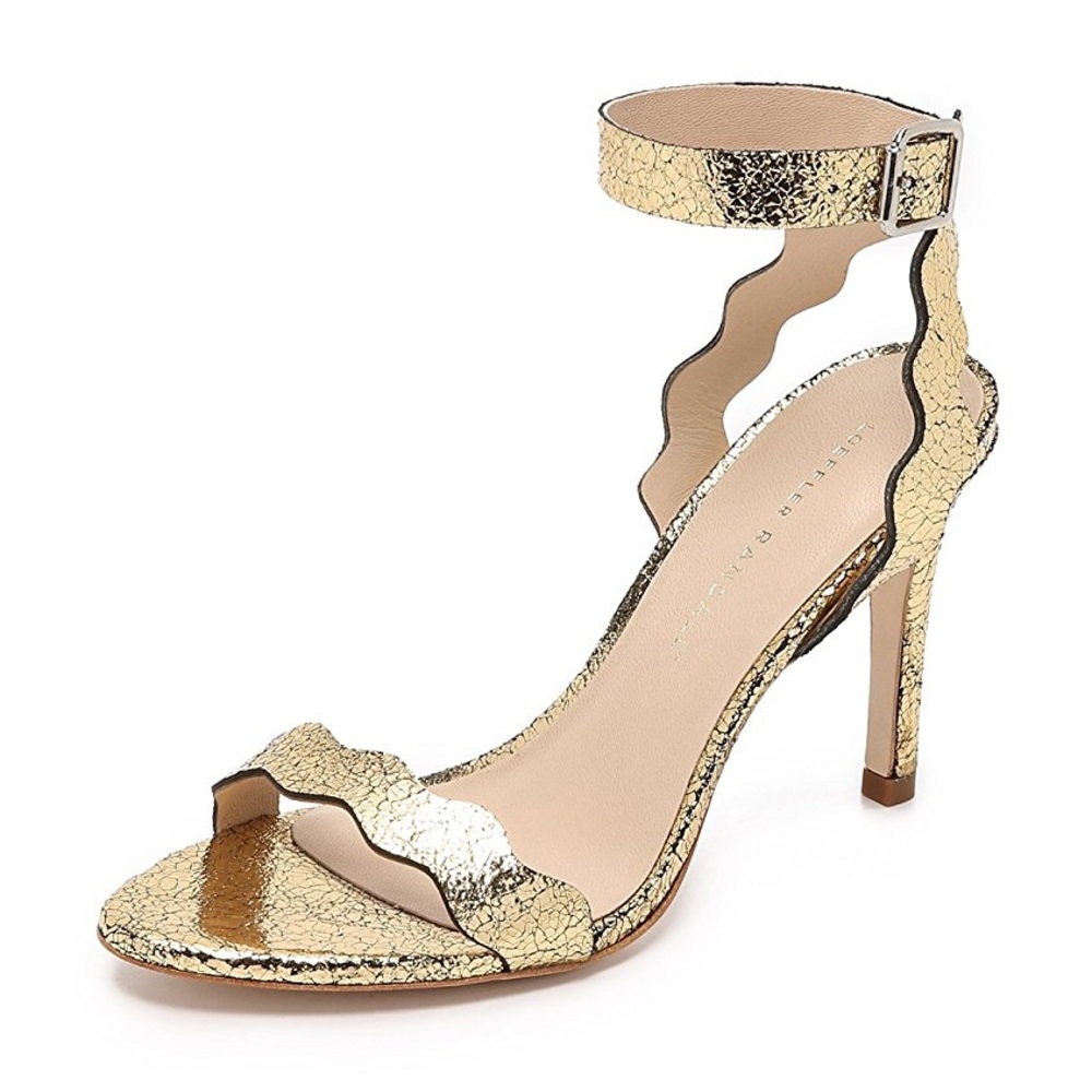 ▫️Loeffler Randall▫️ Gold Amelia Heels - Picture 2 of 7
